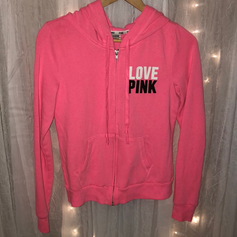 FINAL PRICE!!! 🖤 Vs PINK zip up